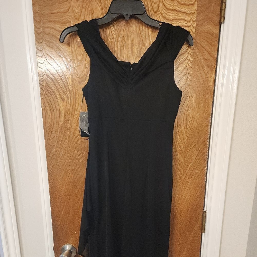 Alex Evenings Cold Shoulder Ruffle Gown  NWT Size 4P - Picture 7 of 10